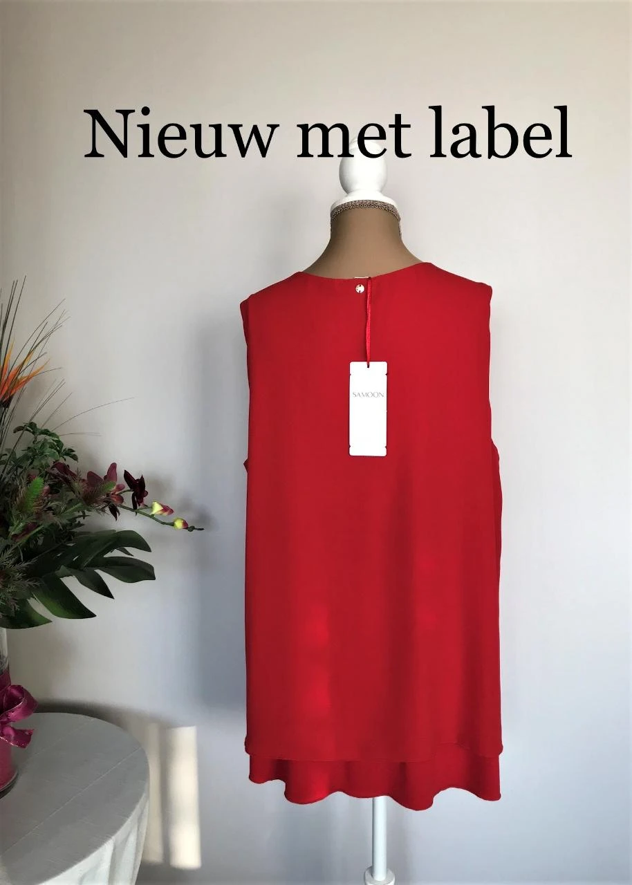 Samoon M44 blusa fina sin mangas. – photo 2